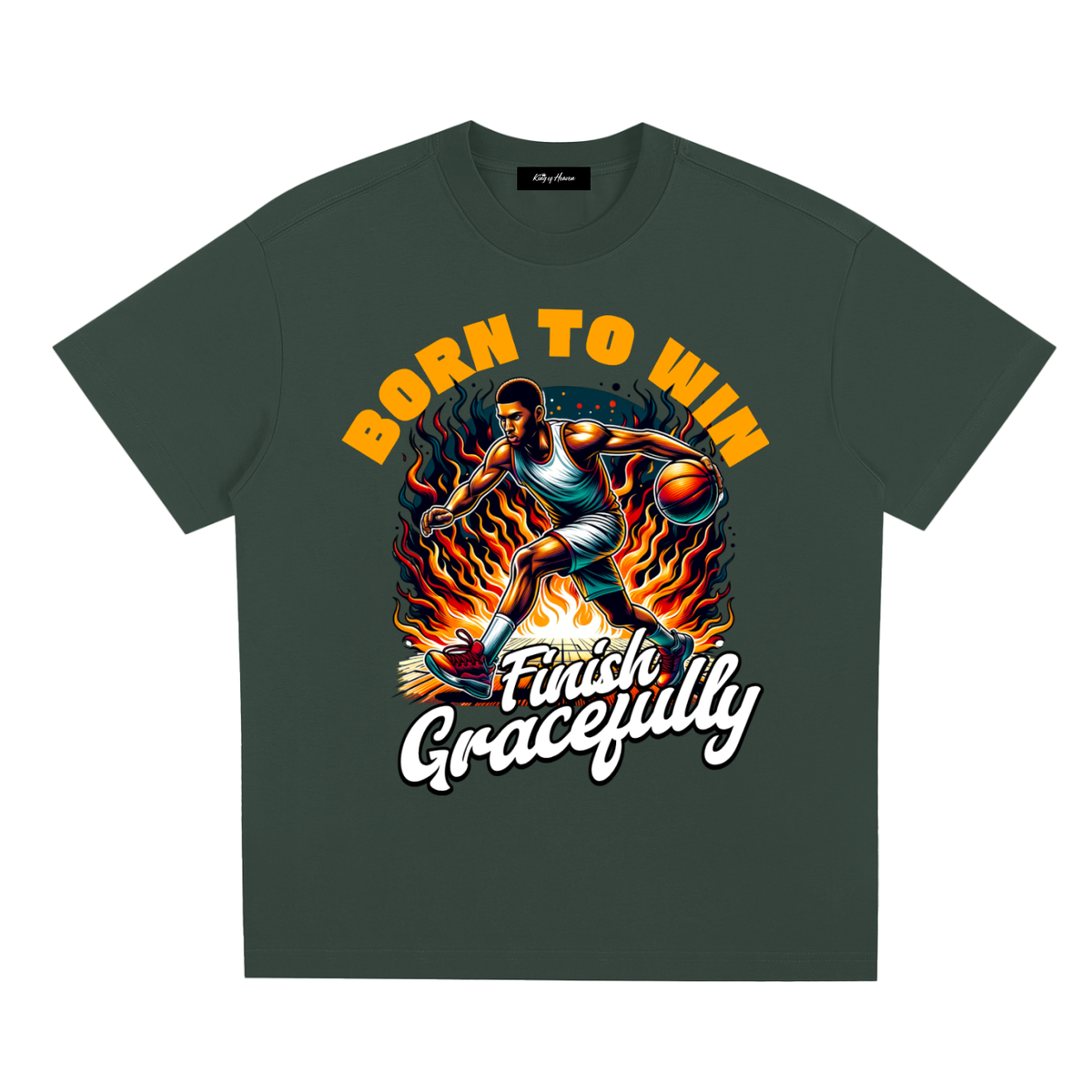 BORN TO WIN Quick-Dry Tee | Men's Christian Sports T-Shirt