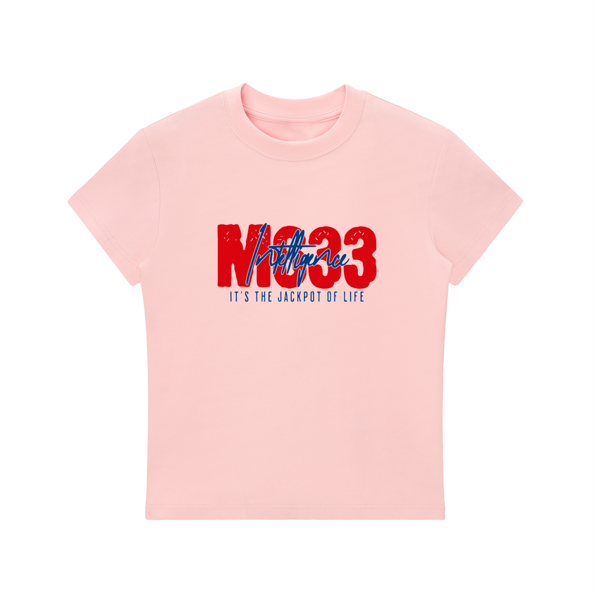 Essential Bodycon Crewneck T-Shirt with M6:33 Intelligence jackpot. A call to kingdom service and prosperity