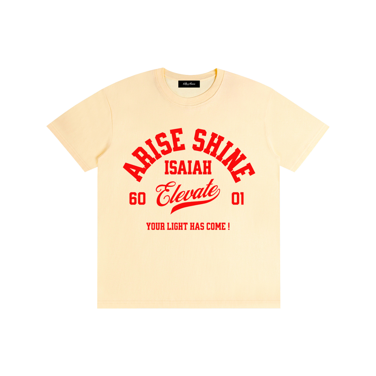 "Arise & Shine" Unisex Tee | Isaiah 60:1 Christian T-Shirt