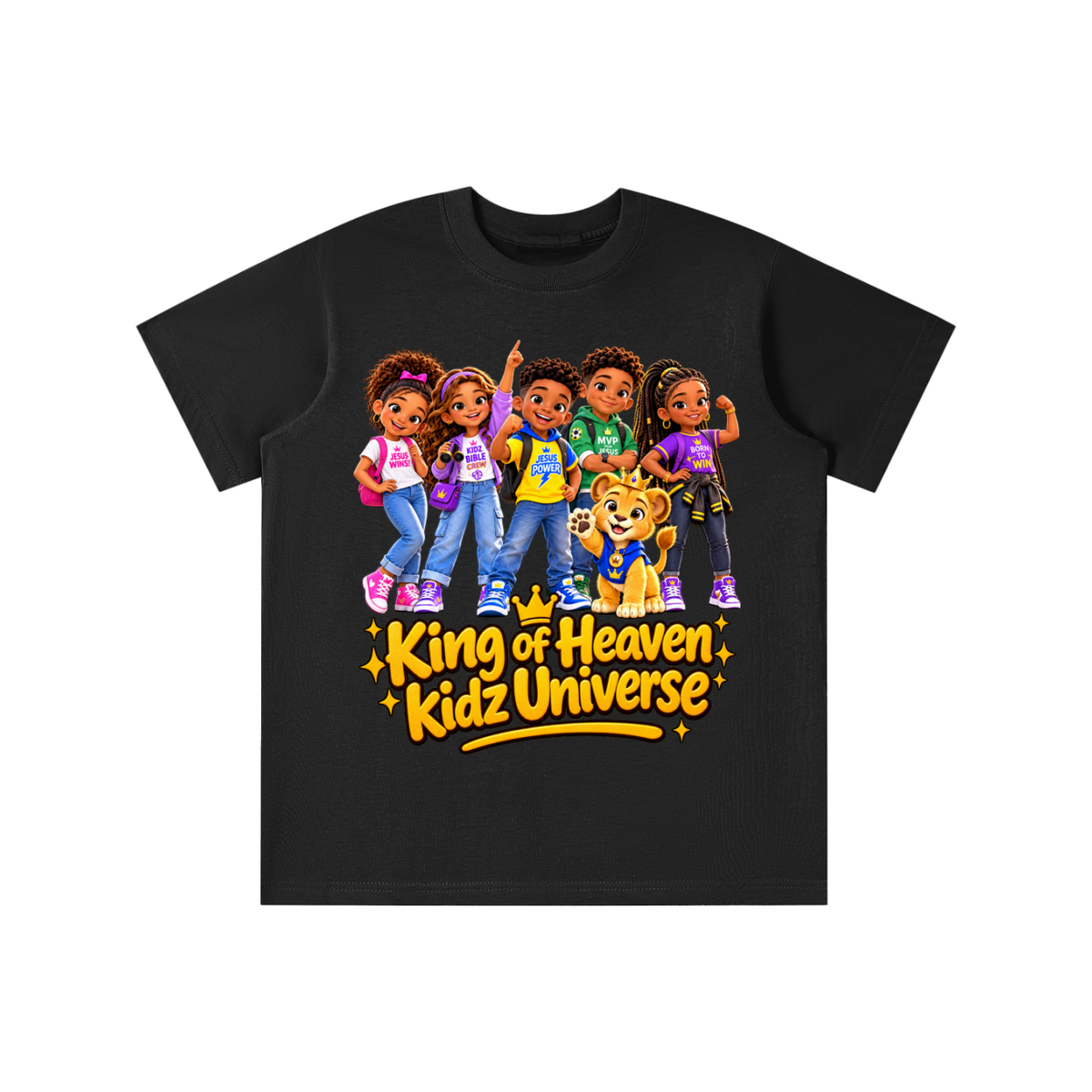 King of Heaven kidz Universe Essential Kids' T-shirt