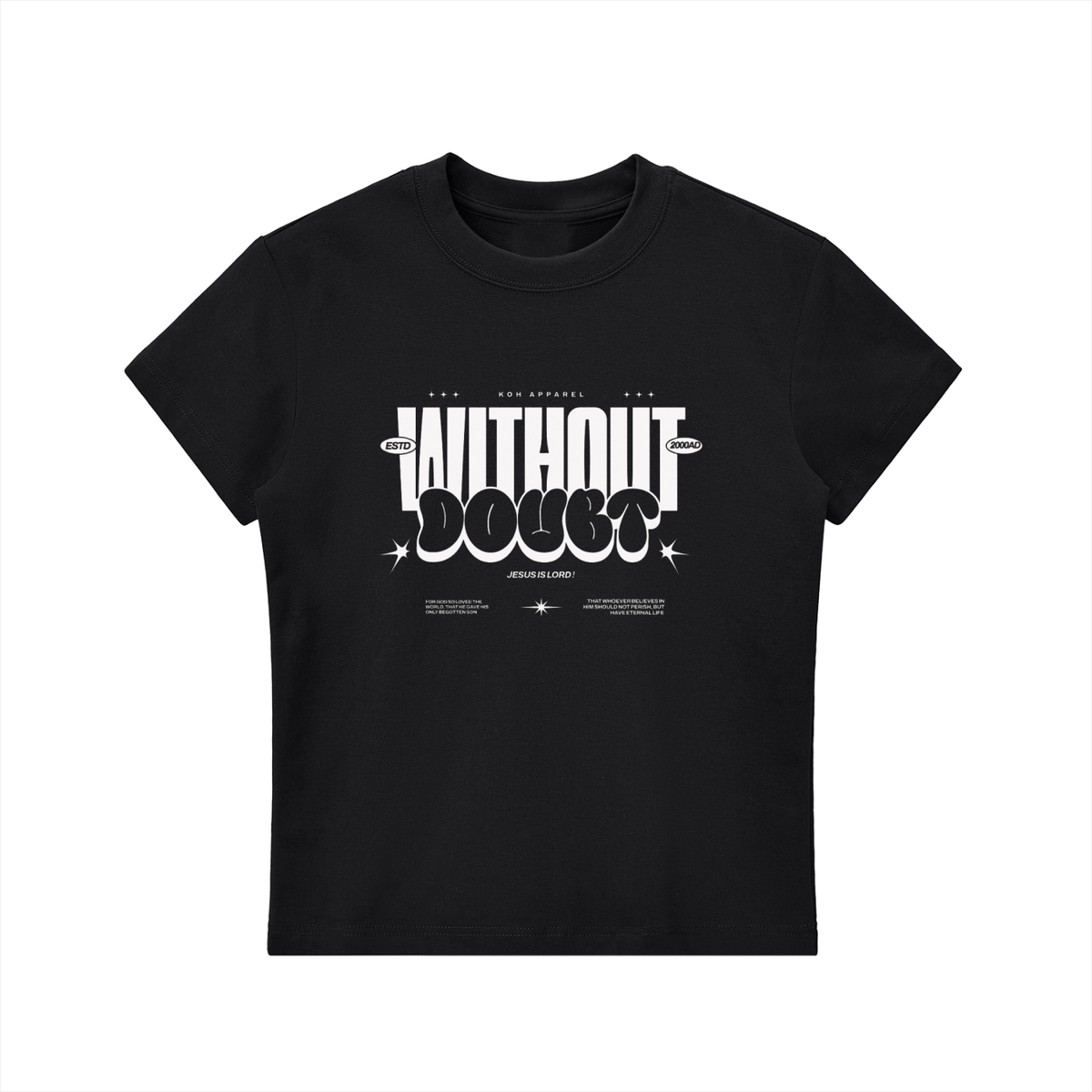 Without a Doubt Essential Bodycon Crewneck T-Shirt