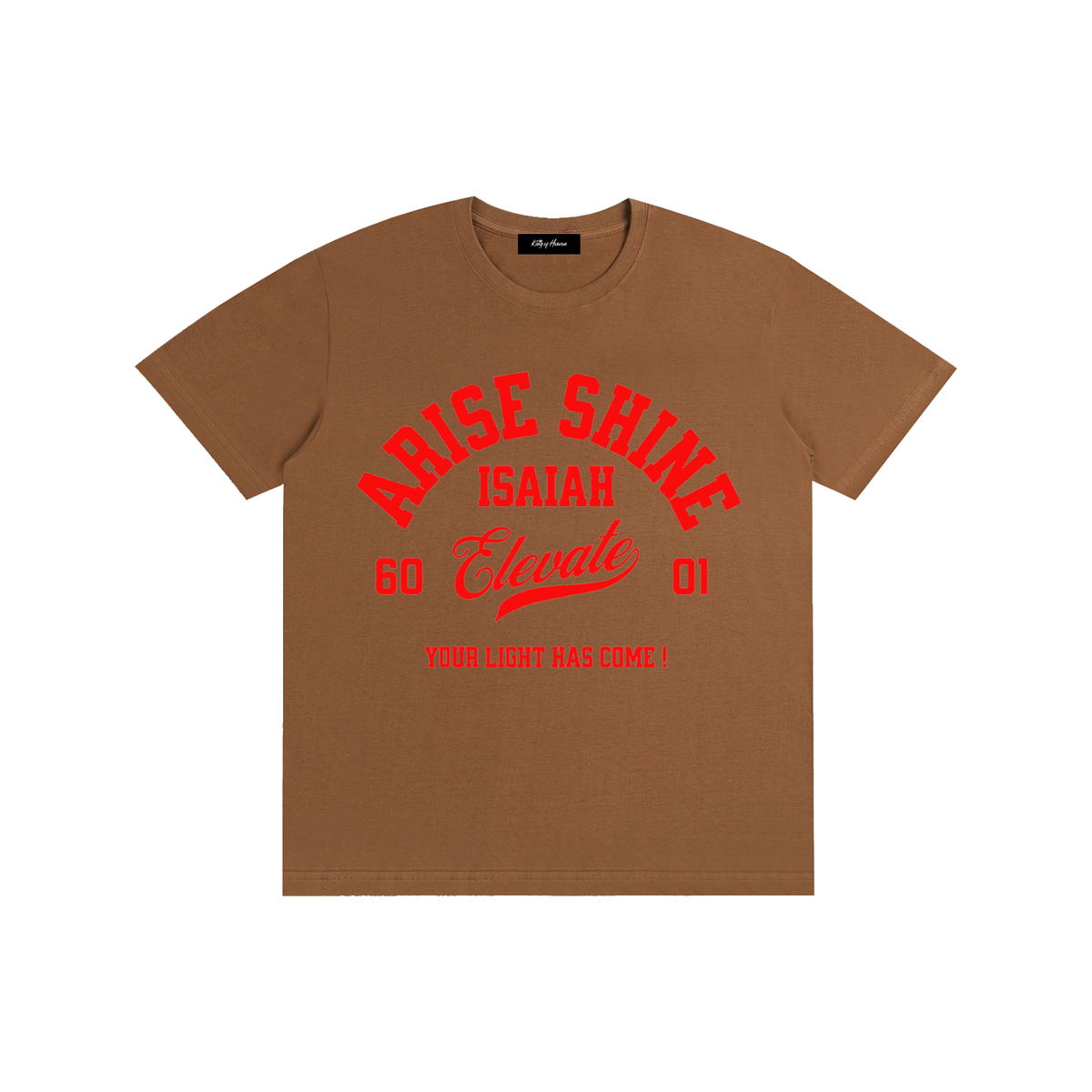 "Arise & Shine" Unisex Tee | Isaiah 60:1 Christian T-Shirt