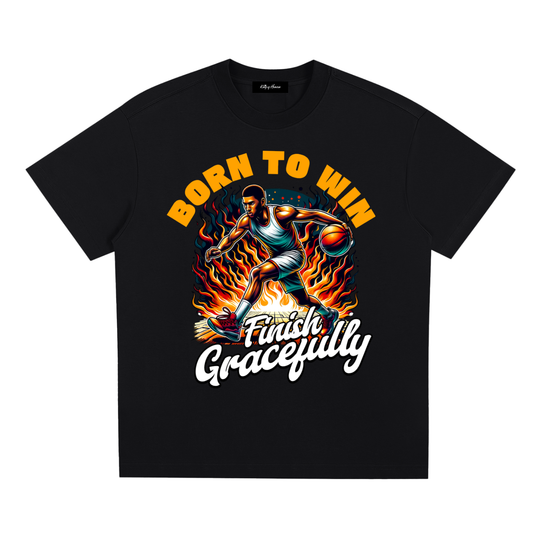 BORN TO WIN Quick-Dry Tee | Men's Christian Sports T-Shirt